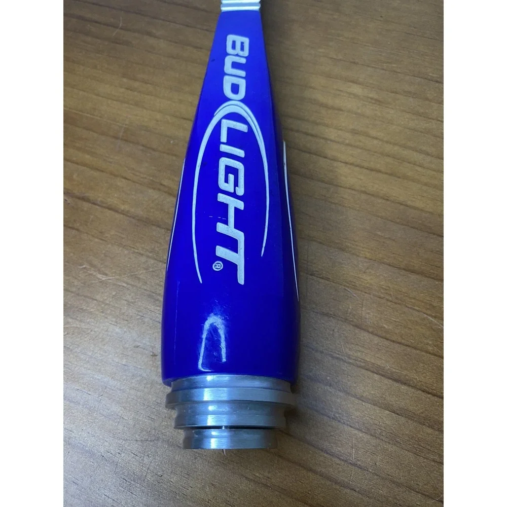 Bud Light Blue Beer Tap Handle Screw On Handle Bar Ware Man Cave
